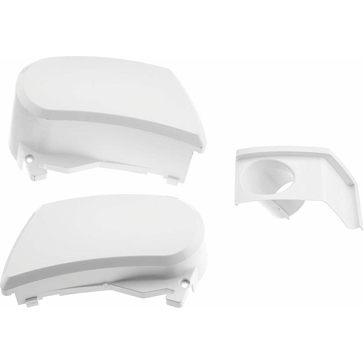 Thule Omnistor Lh & Rh End Caps White To Fit 6200 Awnings Motorhome Aw ...