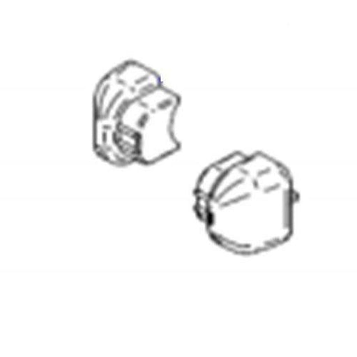 Thule Omnistor Motorhome Step Footboard Lh & Rh Plug End Caps Black 1500601378 Thule - UK Camping And Leisure