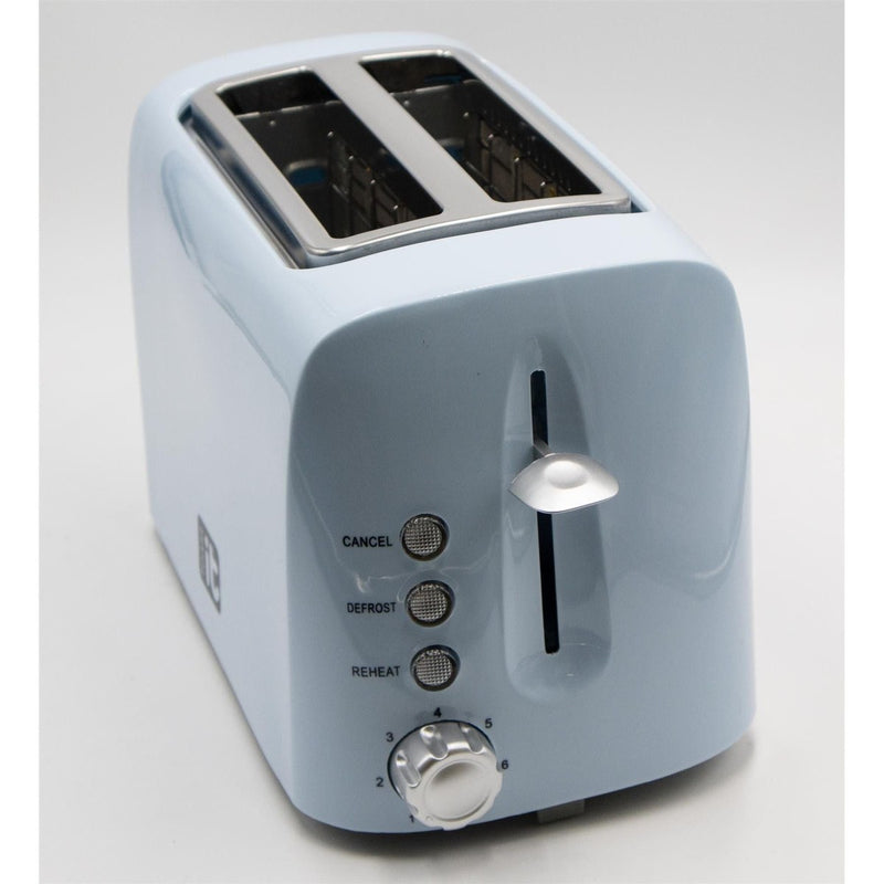 Toast It Blue 240V / 950W Low Wattage Toaster Via Mondo - UK Camping And Leisure