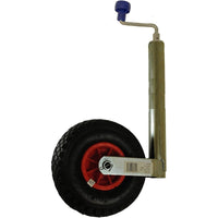 Trailer/Caravan Corrosion Resistance 48mm Pneumatic Telescopic Jockey Wheel