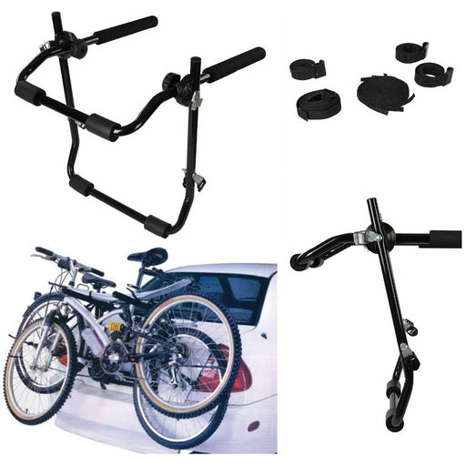 Universal 3 Cycle Carrier Rear Tailgate Boot Bike Rack Bicycle Folding UKB4C - UK Camping And Leisure