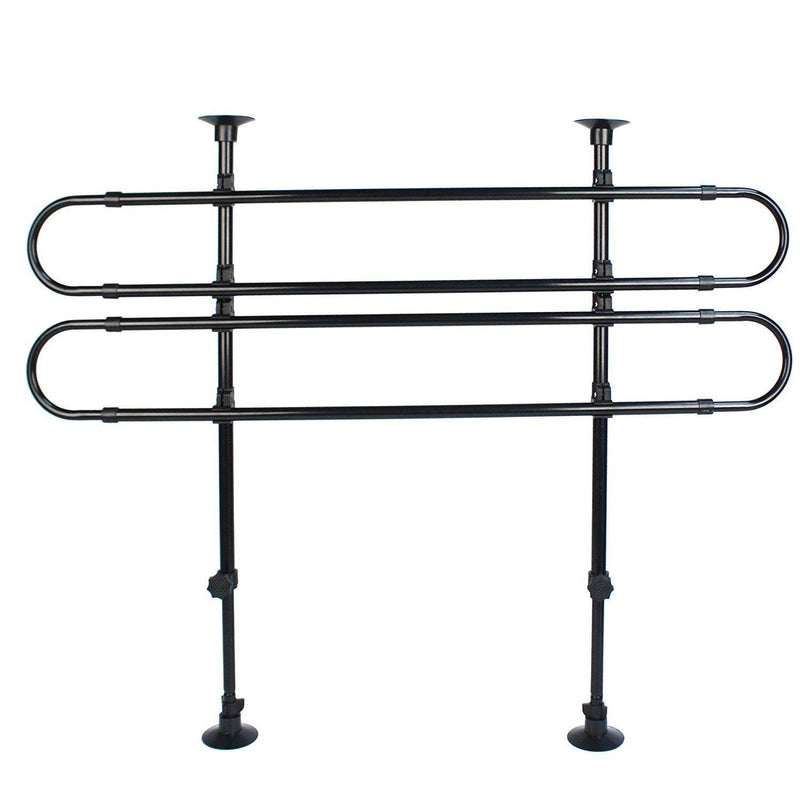 Universal Pet Dog Guard Car Estate Van Adjustable In Black Tube Bars Sakura - UK Camping And Leisure