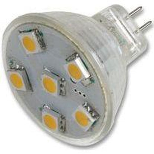 Upgrade Your Caravan or Motorhome Lighting with the W4 MR11 12 SMD Dichroic Bulb - 12V W4 - UK Camping And Leisure