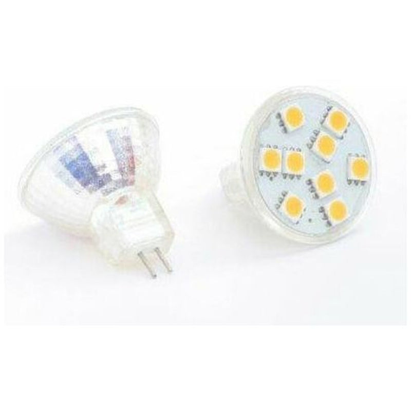 Upgrade Your Caravan or Motorhome Lighting with the W4 MR11 12 SMD Dichroic Bulb - 12V W4 - UK Camping And Leisure
