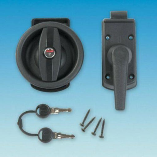 Upgrade Your Caravan/Motorhome Security with Vecam Right-Hand Door Lock Set Including Barrel and Keys - PO390 PLS - UK Camping And Leisure