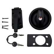 Vecam Caravan Door Lock and Barrel - Complete Left Hand Assembly with Keys Crusader - UK Camping And Leisure