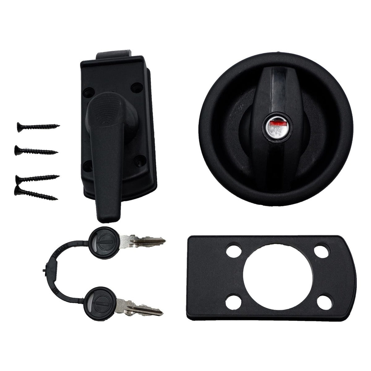 Vecam Vecam Caravan Door Lock and Barrel - Complete Left Hand Assembly with ...