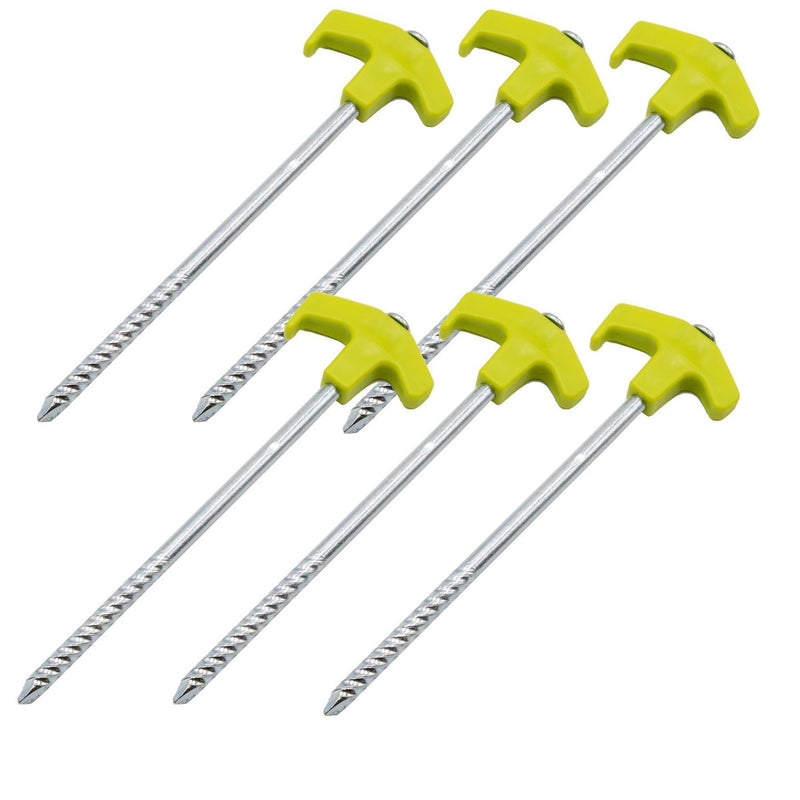 Via Mondo Glow in the Dark Meteor Pile Drive Hard Ground Pegs for Tent & Awning x 20 Via Mondo - UK Camping And Leisure