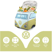 VW Volkswagen Campervan Green 30L Insulated Coolbag Ice Cool Bag Cooler VW - UK Camping And Leisure