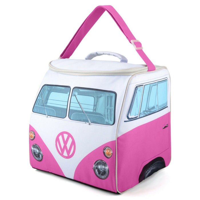 VW Volkswagen Campervan Pink 30L Insulated Coolbag Ice Cool Bag Cooler VW - UK Camping And Leisure