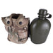 Water Bottle Army Military Hiking Pouch Flask Multicam Bag Belt Clip -Btp Camo - UK Camping And Leisure
