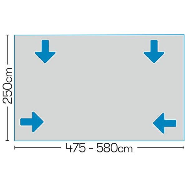 Westfield Quest Ceres Caravan Air Awning Inflatable Large (1016 - 1050 Size 10) Quest - UK Camping And Leisure