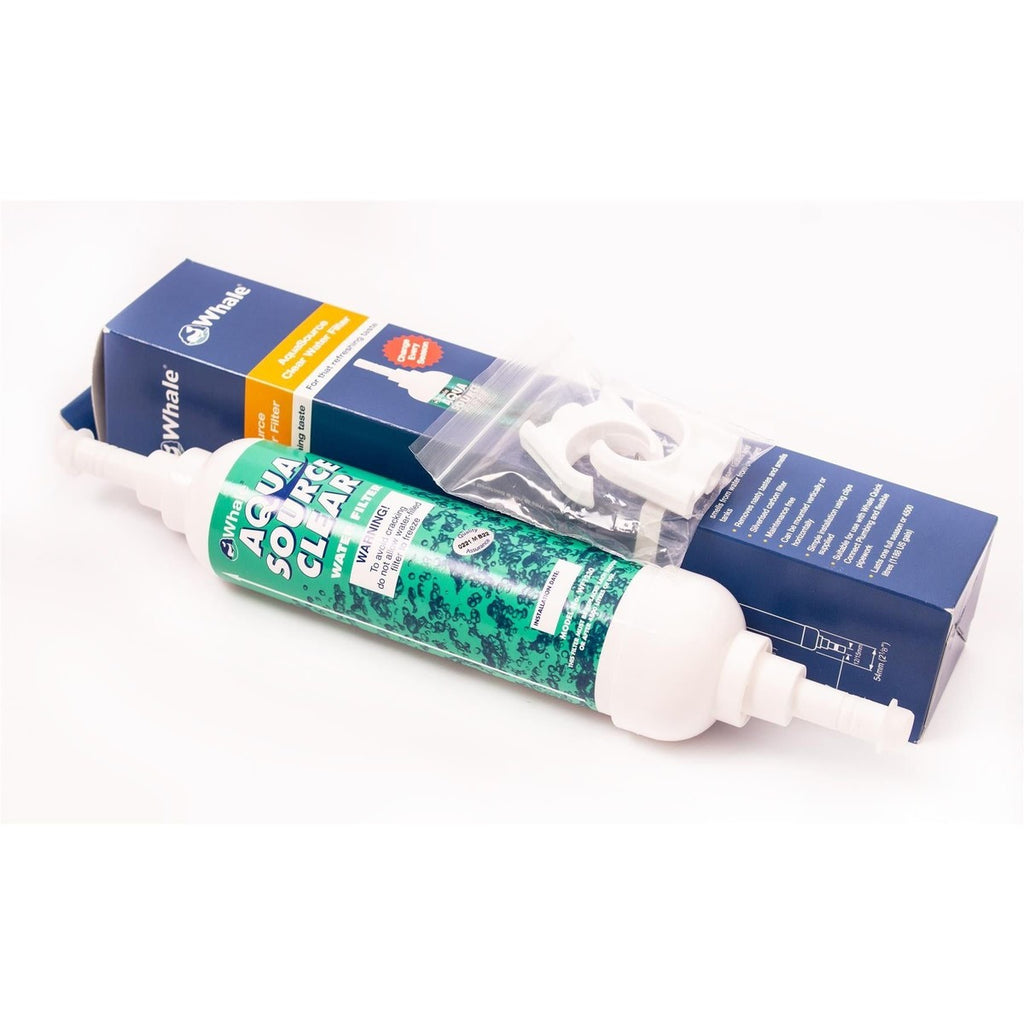 Whale Aqua Source Clear Water Filter (15mm) – For Caravans, Boats & Motorhomes – WF1530