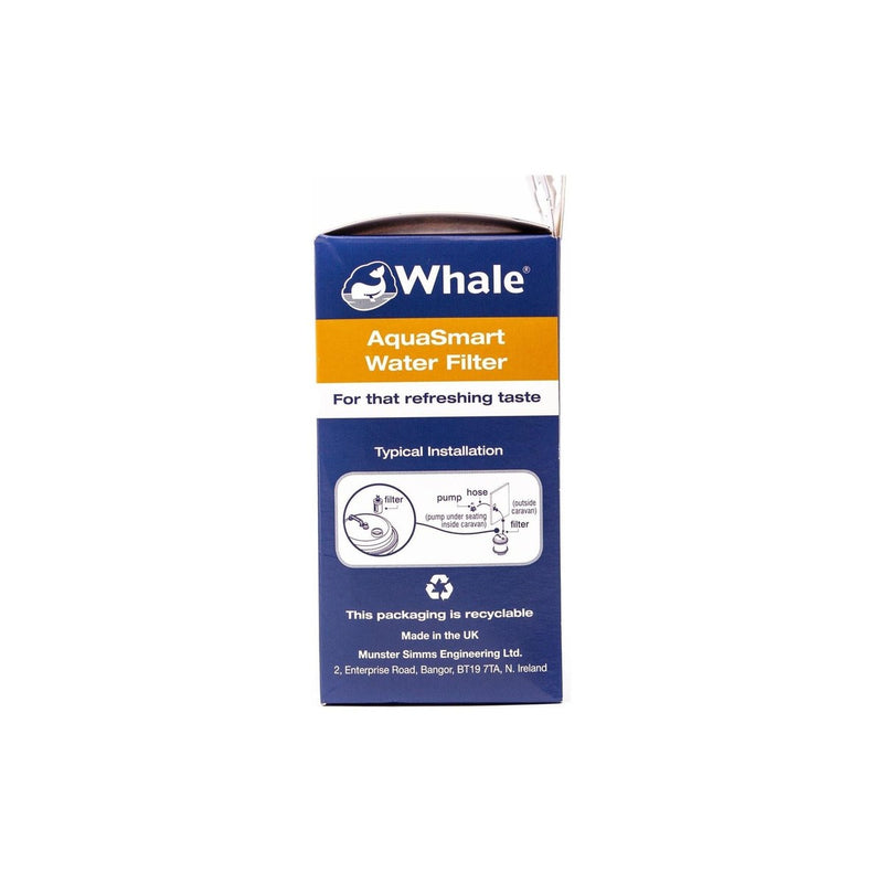 Whale WF3000 Replacement AquaSmart Carbon Water Filter Motorhome Caravan Boat Whale - UK Camping And Leisure