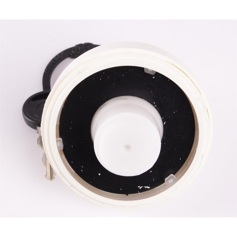 White Lockable Water Tank Filler Cap with Keys ES2250 Caravan / Motorhome / Boat PLS - UK Camping And Leisure