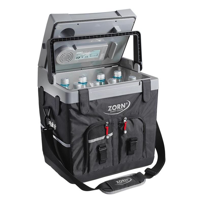 Zorn Electric Coolbox Soft Cooler 30L 12V & 230V Ac Mains Plug Picnic Car Zorn - UK Camping And Leisure